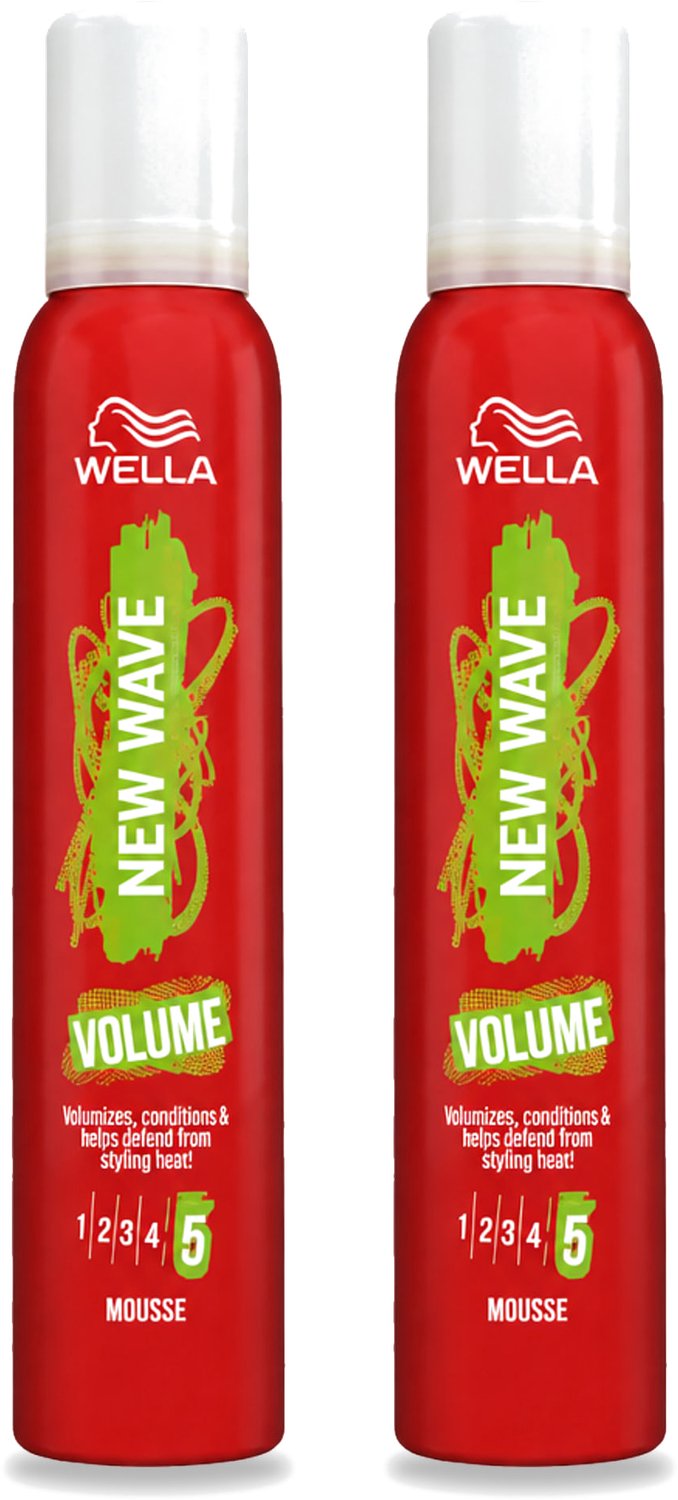 2 x Wella – New Wave Boost – Volumemousse – 200 ml - Voordeelverpakking - 2 stuks