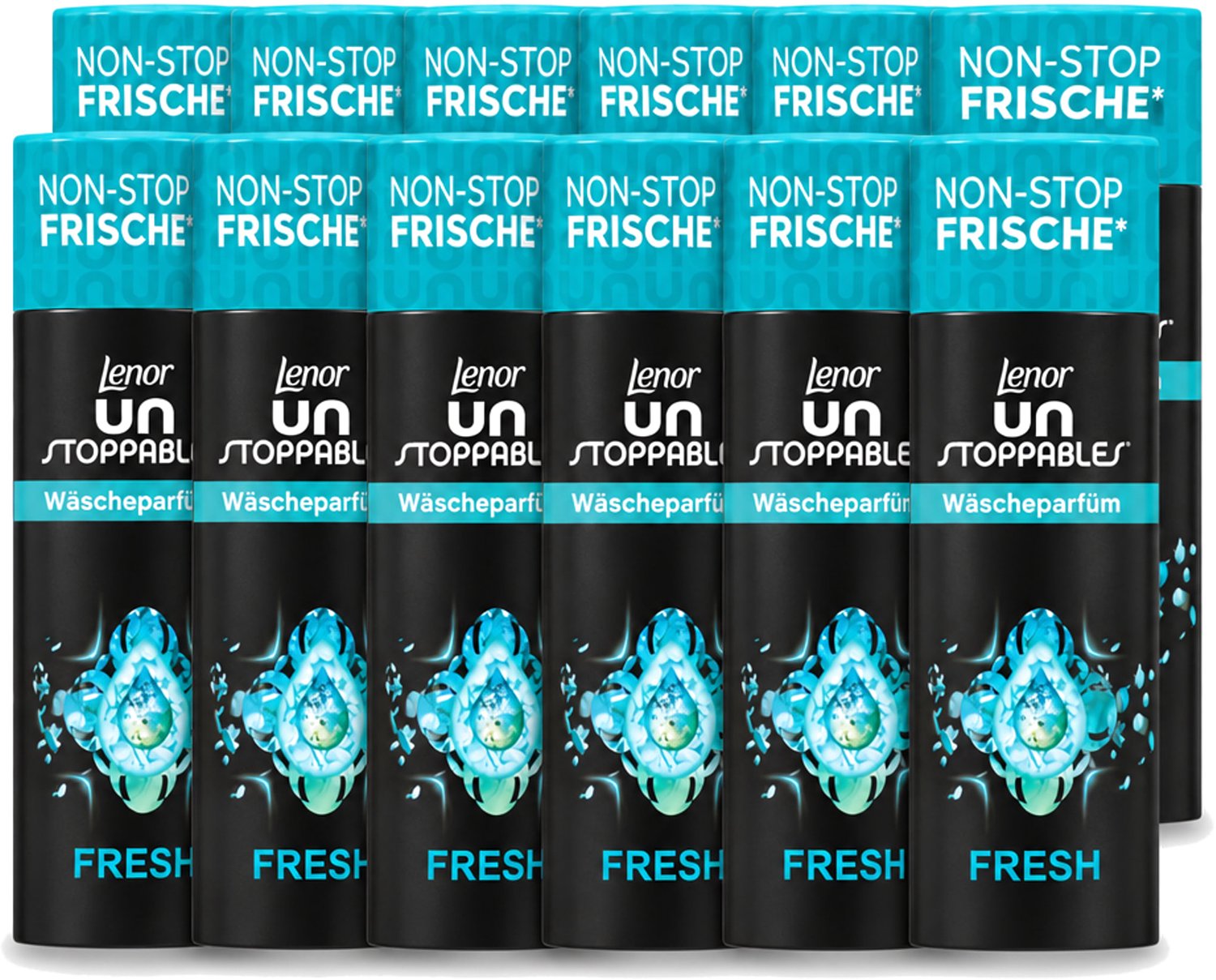 12 x Lenor – Geurbooster – Fresh – 12 Wasbeurten – 160 g - Voordeelverpakking - 12 stuks