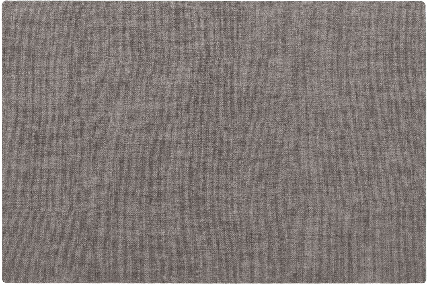 Douceur d'intérieur - Placemat van kunstleer MARLON, 30 x 45 cm - grijs