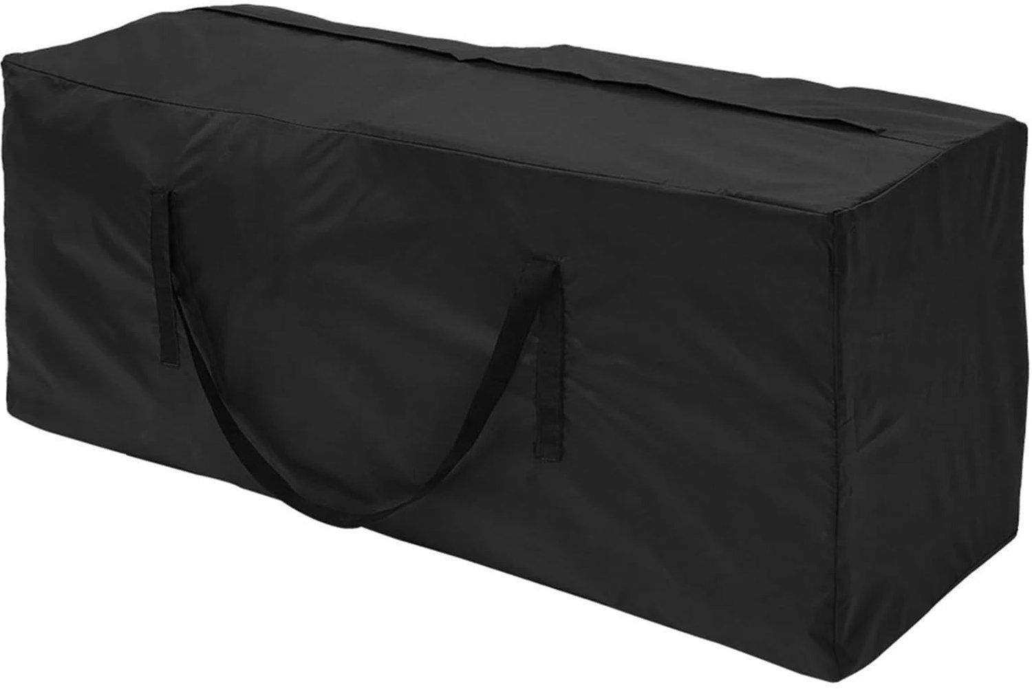 Famanu Waterdichte opberghoes voor tuinkussens en buitenmeubels 120x40x55 cm Zwart