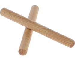 Houten claves - Ritmestokken van 20 cm - Percussie-instrument
