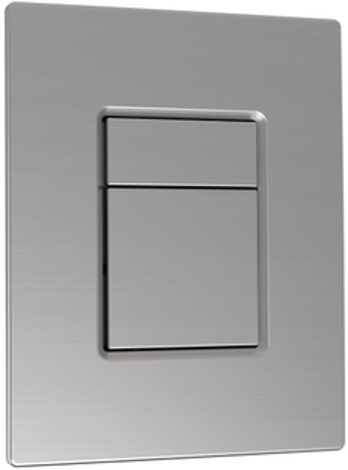 FugaFlow Eccelente Press Metal Thin Bedieningspaneel - voor Grohe Skate - 2 knops - geborsteld RVS