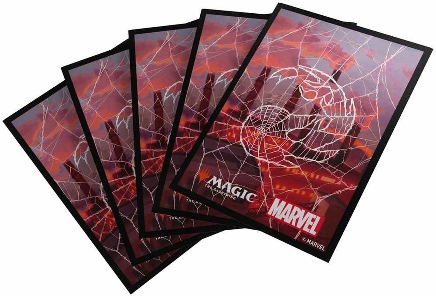Gamegenic Magic the Gathering Spider-Man Premium Art Sleeves Mountain - 105 stuks