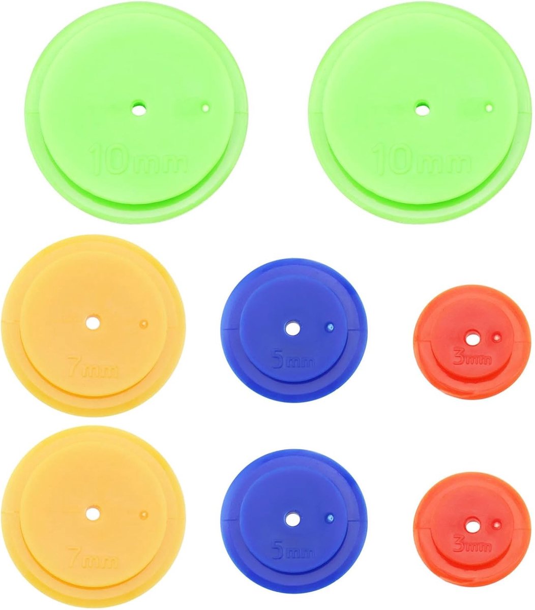 8 Stuks Naadmarkeerder Mix Maten - Naaigerei voor Precisie, Borduren en Creatieve Projecten