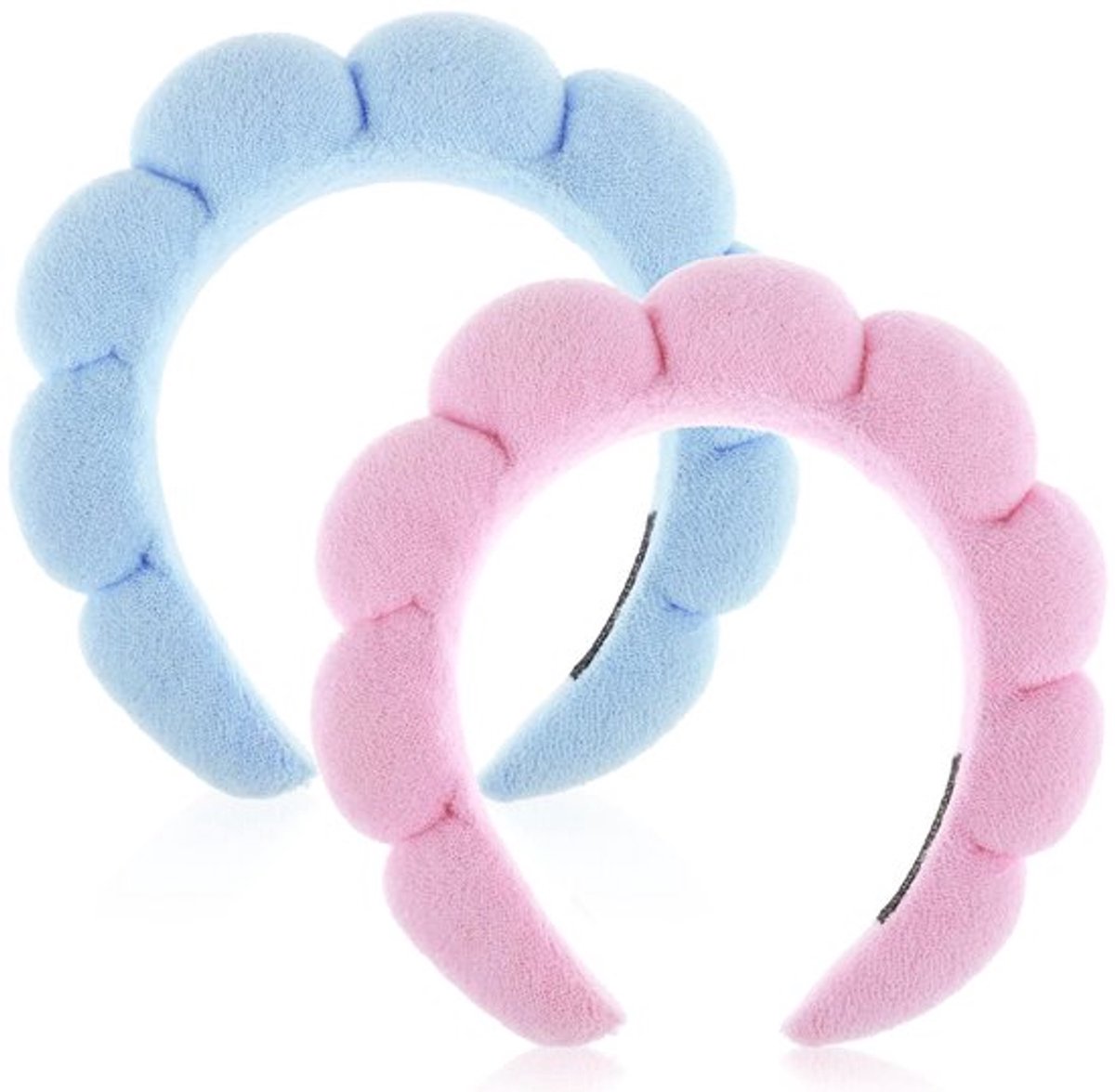 Dailygoods- Hoofdband set van 2 - Spons hoofdbanden - Huidverzorging - Make-up