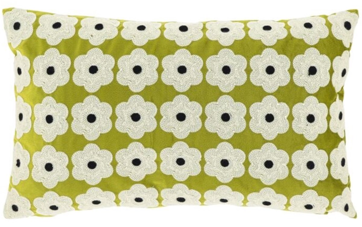 Unique Living Sierkussen Mona - Moss Green - 30x50cm Groen