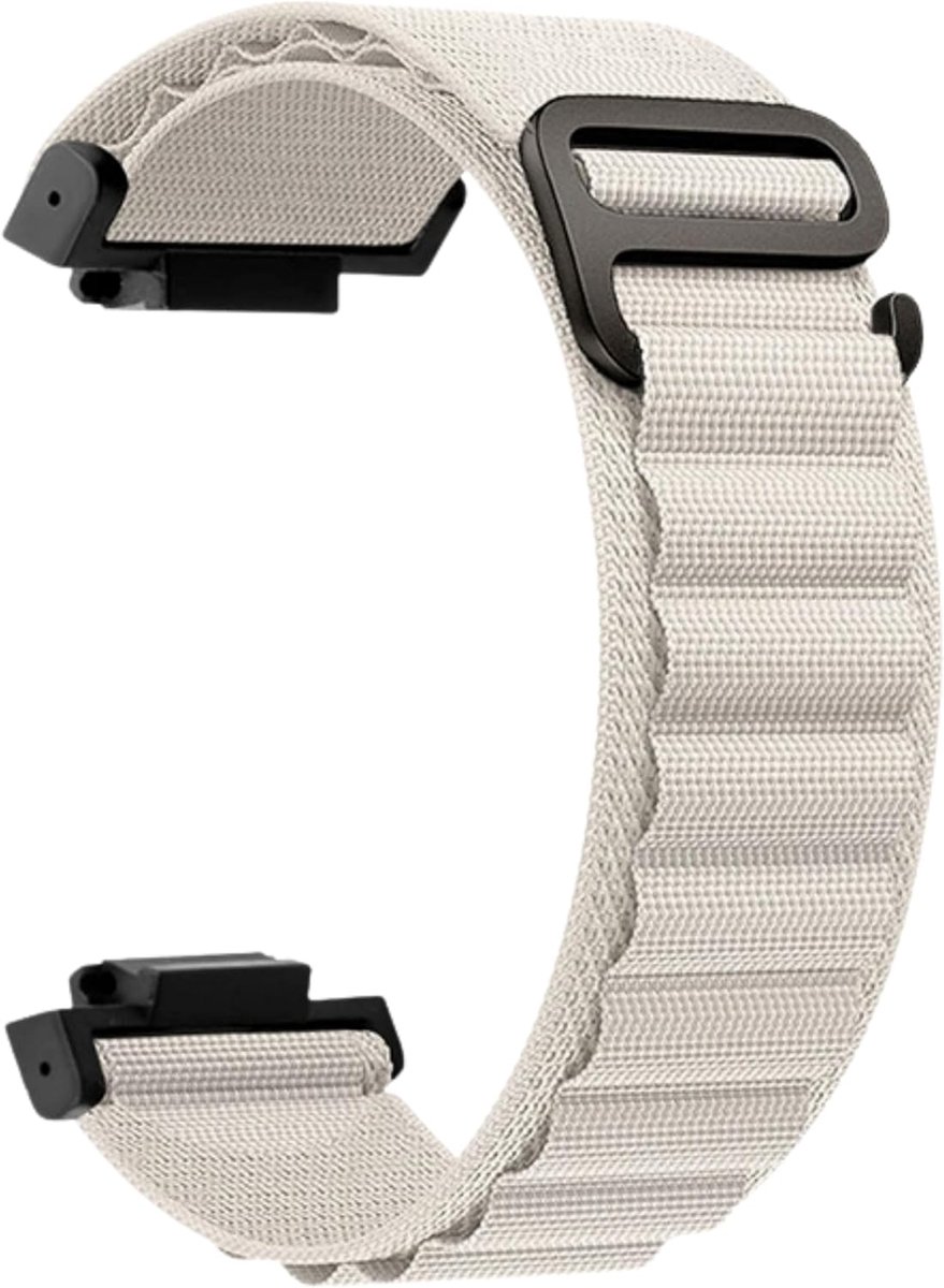 Vervangende 16mm Nylon Horlogeband Wit - Geschikt voor Casio G-Shock - Duurzaam en comfortabel - ShopVlot