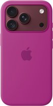 Apple Siliconenhoesje met MagSafe voor de Apple iPhone 18 Pro - Magenta