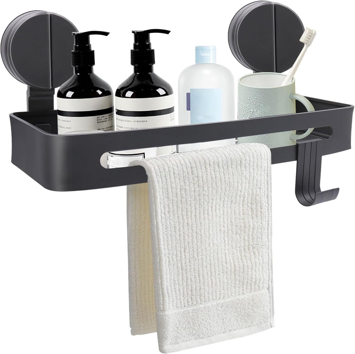 Handgemaakte zeepdispenser voor douche, duurzaam en stijlvol, perfect voor badkamerorganisatie