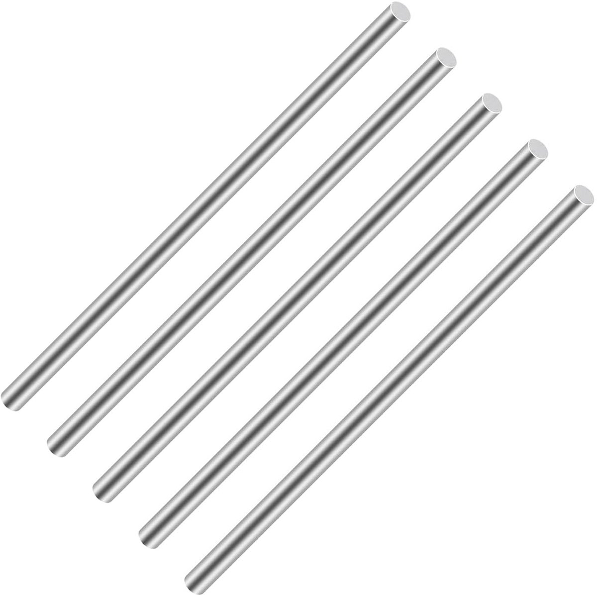304 Stainless Steel Bars 3mm x 100mm Stainless Steel Solid Round Rod for RC Model Cars Garden Decoration DIY Crafts - ShopVlot