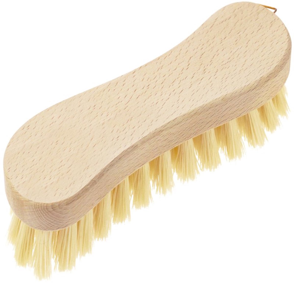 Peggy Perfect schroborstel eco hout S-vorm, natuurborst, 210 mm