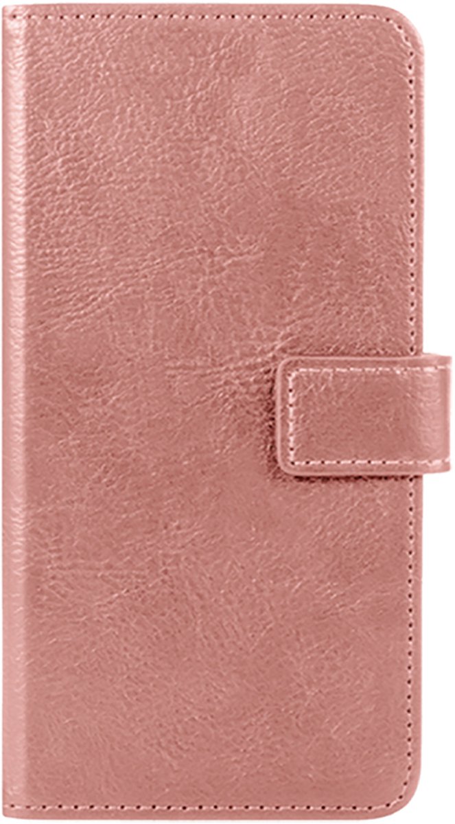 Hoes - Met Pasjeshouder - Geschikt voor Apple iPhone 18 Pro - Luxe Bookcase Portemonee - Flip Case - Kunstleer Book Case - Flipcase - Book Cover - Walletcase - PortemonneeHoes - Rosé goud