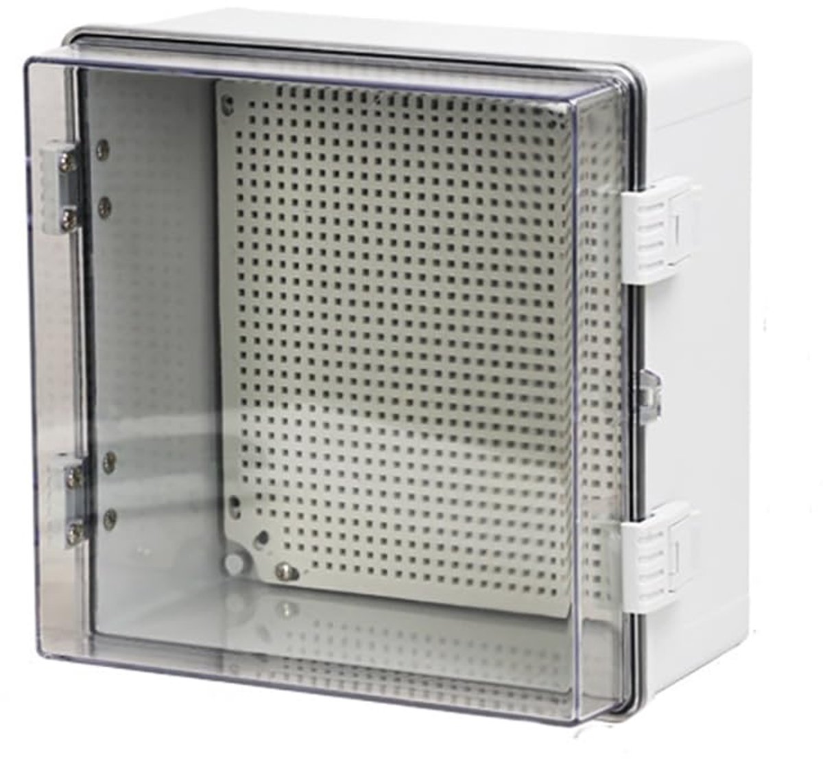 NEWFUN Waterproof electrical enclosure, IP66, outdoor control cabinet, with accessories for wall mounting, 300 x 300 x - ShopVlot