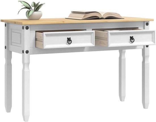 Wit 115 x 46 x 73 cm Lite grenenhout — afbeelding 4