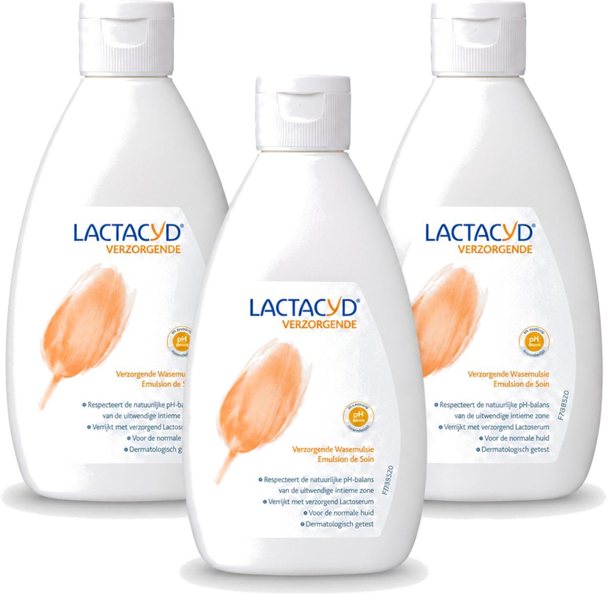 3 x Lactacyd – Verzorgende Wasemulsie – pH-vriendelijk – 300 ml - Voordeelverpakking - 3 stuks