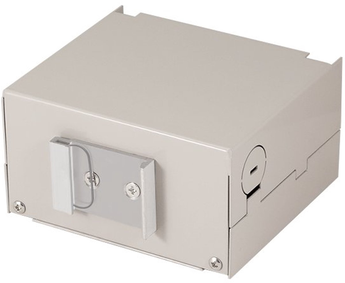 LogiLink Professional frontplaat splicelade, 6 poorten, lichtgrijs RAL7035