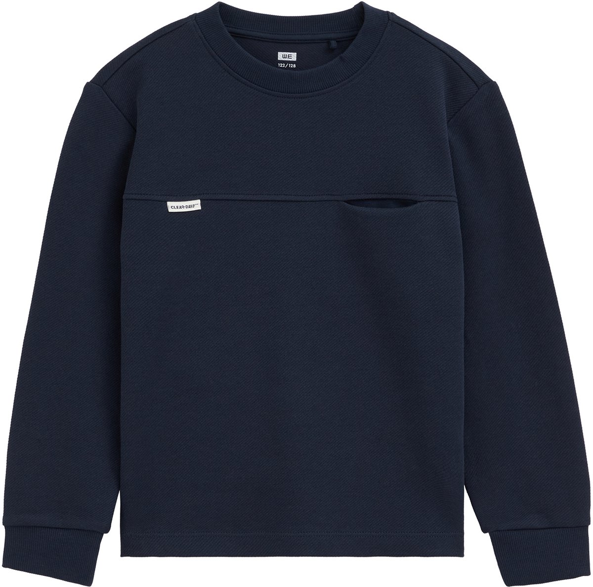 WE Fashion Jongens T-shirt met structuur