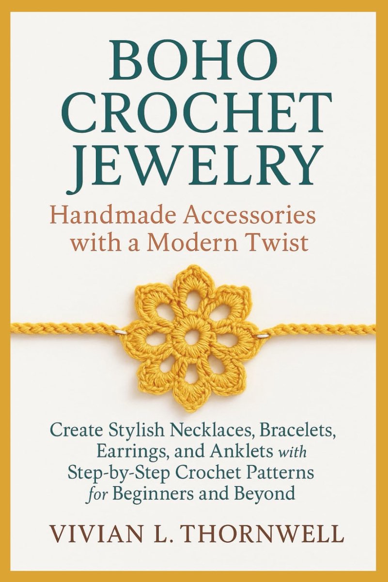 BOHO CROCHET JEWELRY: Handmade Accessories with a Modern Twist: Create Stylish Necklaces, Bracelets, Earrings, and - ShopVlot