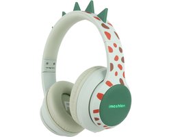 imoshion Kinder Koptelefoon Dino - Bluetooth en Decibelbegrenzer - Kinderkoptelefoon Draadloos en Met Draad