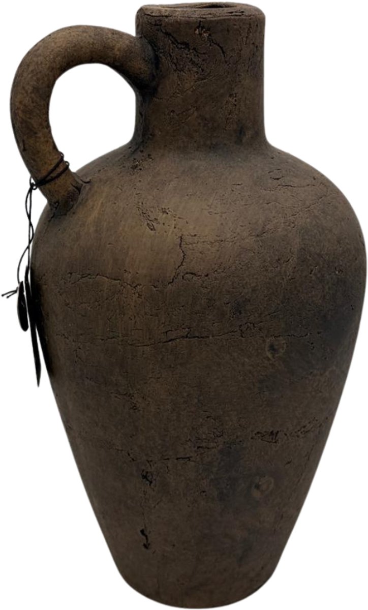 Brynxz Kruik vaas Jug Neck Majestic Brown M – Landelijk & Sober Bruin