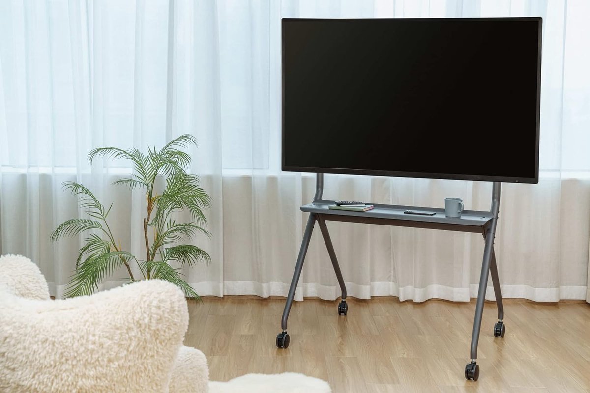 TV stand stand mobile - up to 86 inch TV screen - 120 kg load capacity - ShopVlot