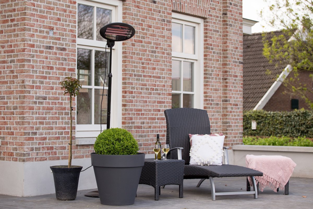 Sunred Elektra Quartz 2000 W - Freestanding Patio Heater - Black