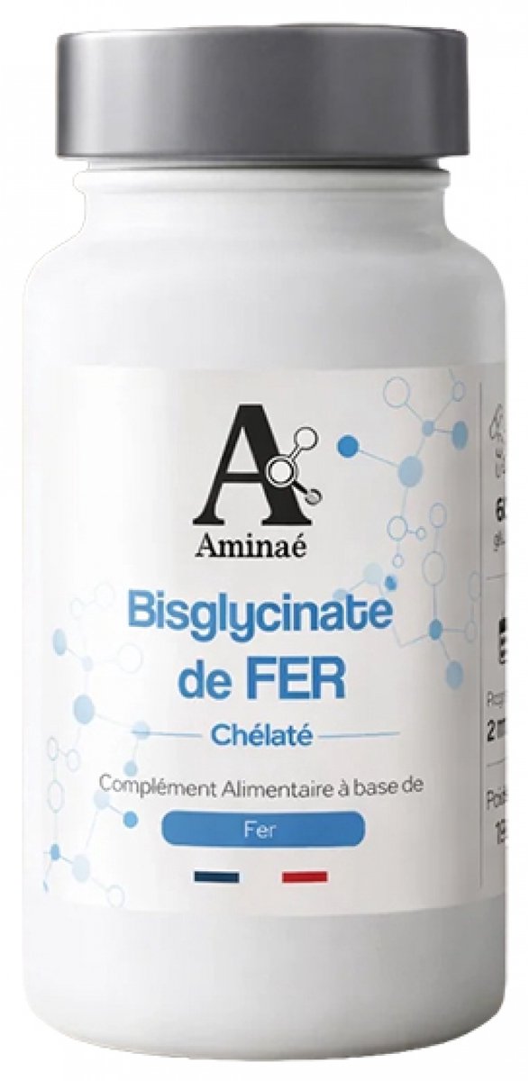Aminaé Gecheleerd IJzerbisglycinaat 60 Capsules