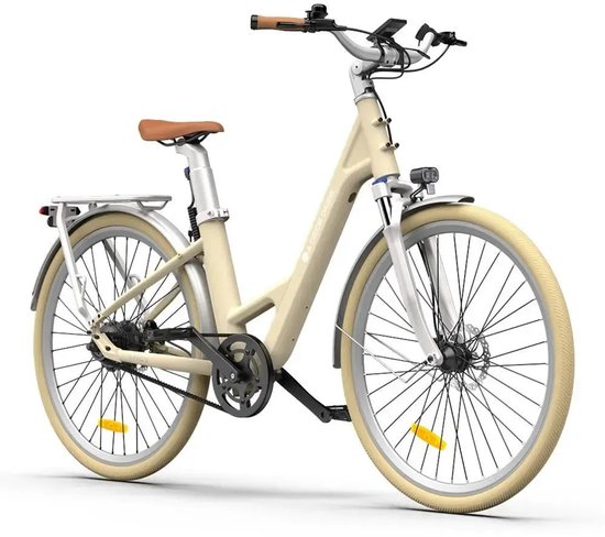ADO Air 28 Pro - Elektrische Fiets - 28 inch - 250W motor - Actieradius tot 100 km - Hydraulische schijfremmen - 346Wh accu - Lage instap - Latte — afbeelding 2