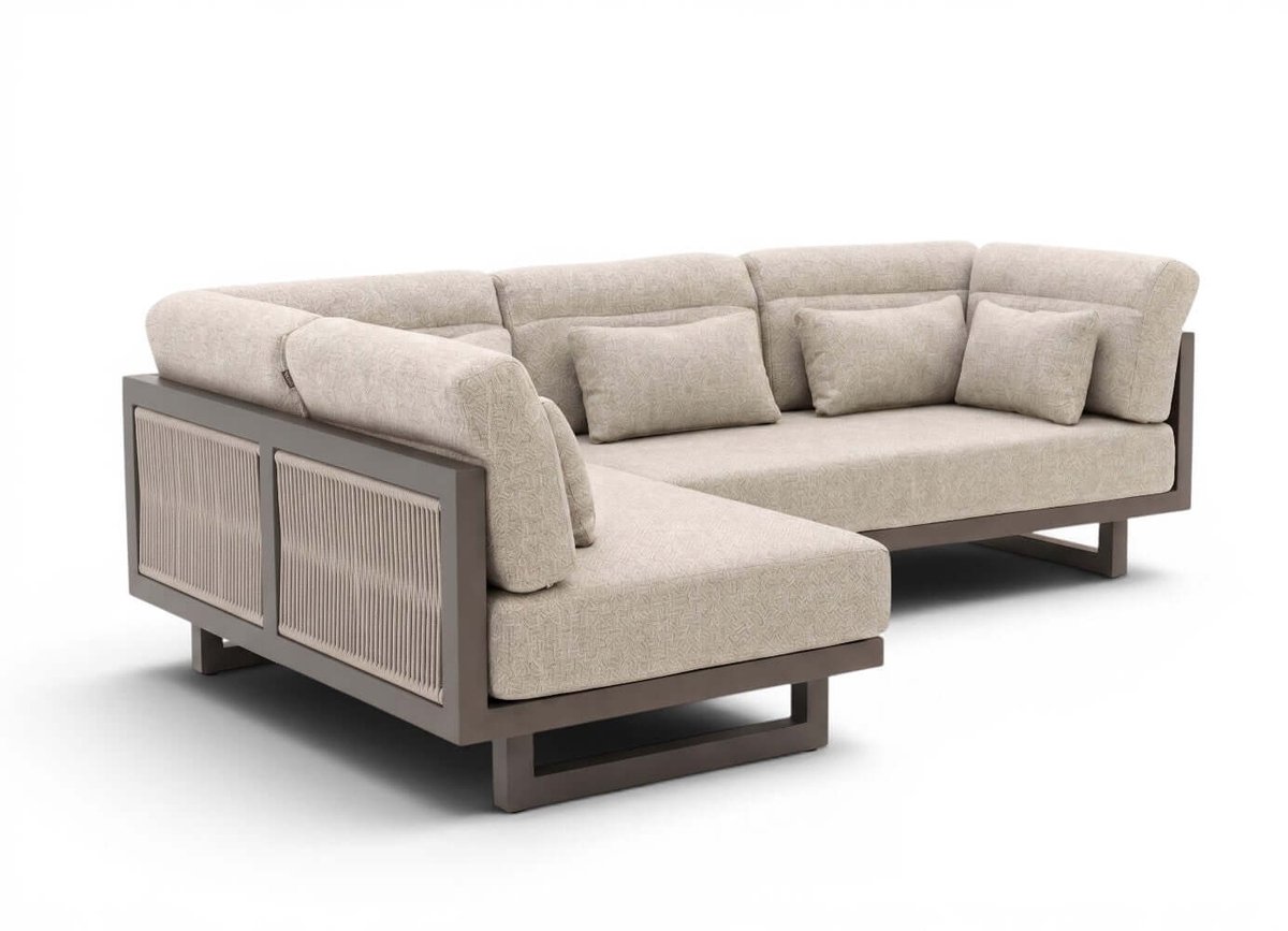 Apple Bee Santorini ROPE Loungeset | Chaise Longue | Links | 160 x 240 cm