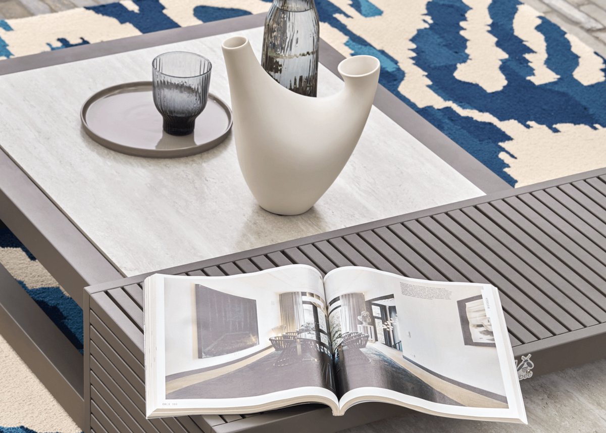 Apple Bee Santorini Loungeset 6-delig Nr.5 - Links Lang - 318 x 239 cm