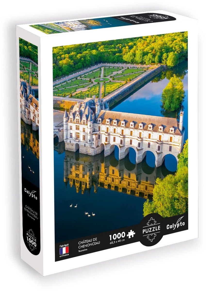 Calypto Puzzel 1000 Stukken: Kasteel Chenonceau, Frankrijk