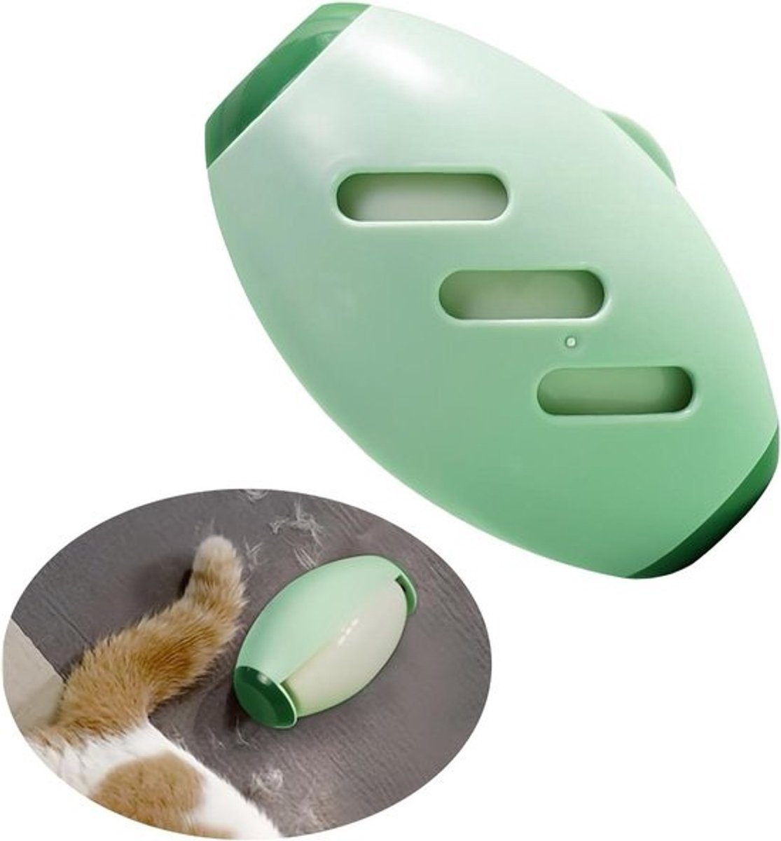 Pluisroller Kleding - Pluisverwijderaar Dierenhaar - Kleding Reinigen - Wasbaar en Herbruikbaar - 10.1 cm - Groen