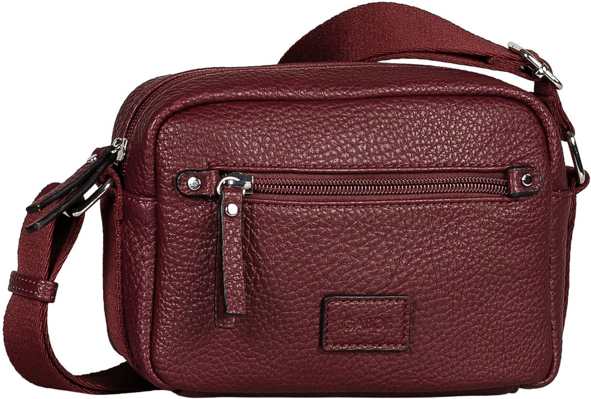 Gabor schoudertas Karima Camera Bag Dark Red donkerrood