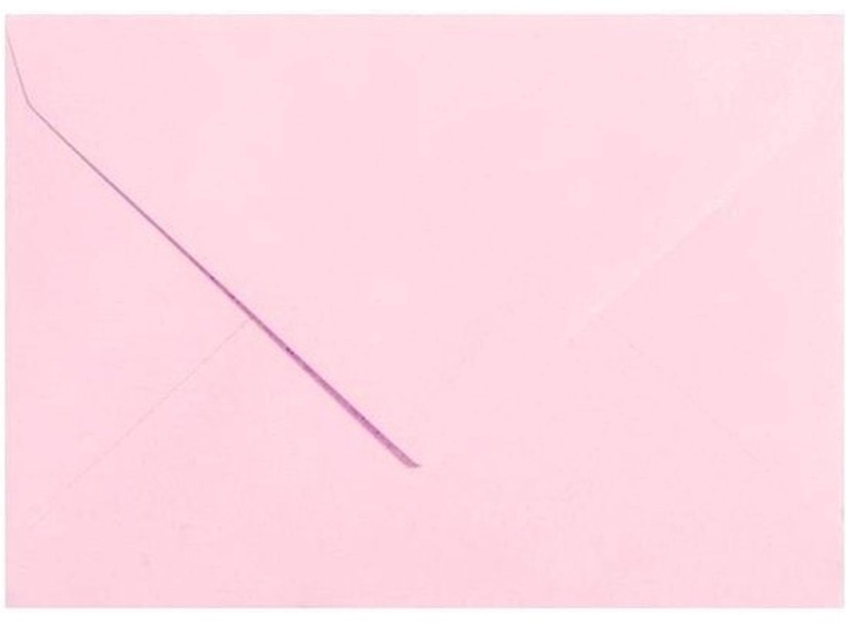 Enveloppen C6 - Wenskaart Enveloppen - Kaarten Versturen - 120 g/m² Papier - 114x162 mm - Roze