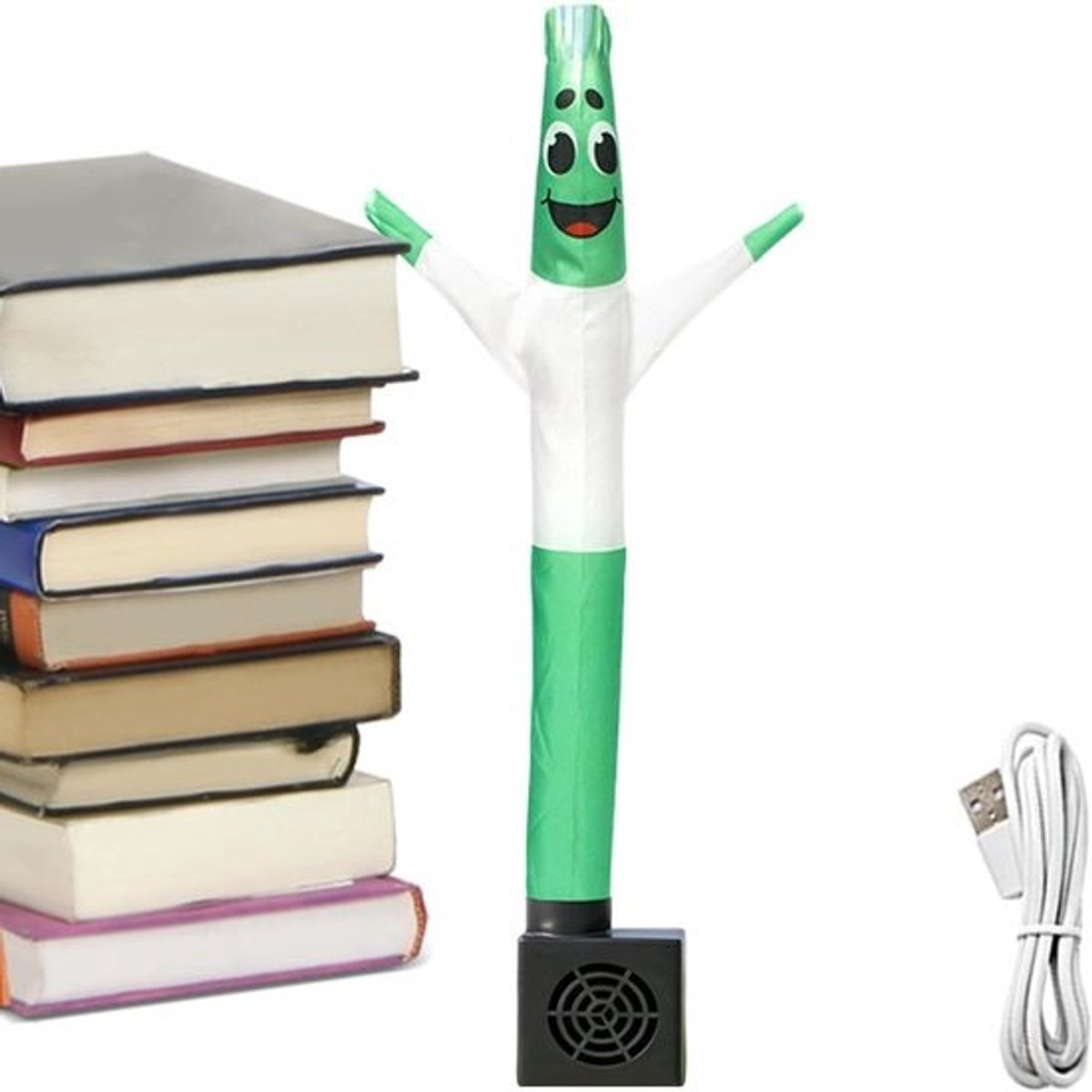 Opblaasbaar Figuur - Wiegelman - Decoratie - Geïntegreerde Ventilator - 50 cm - Mensen