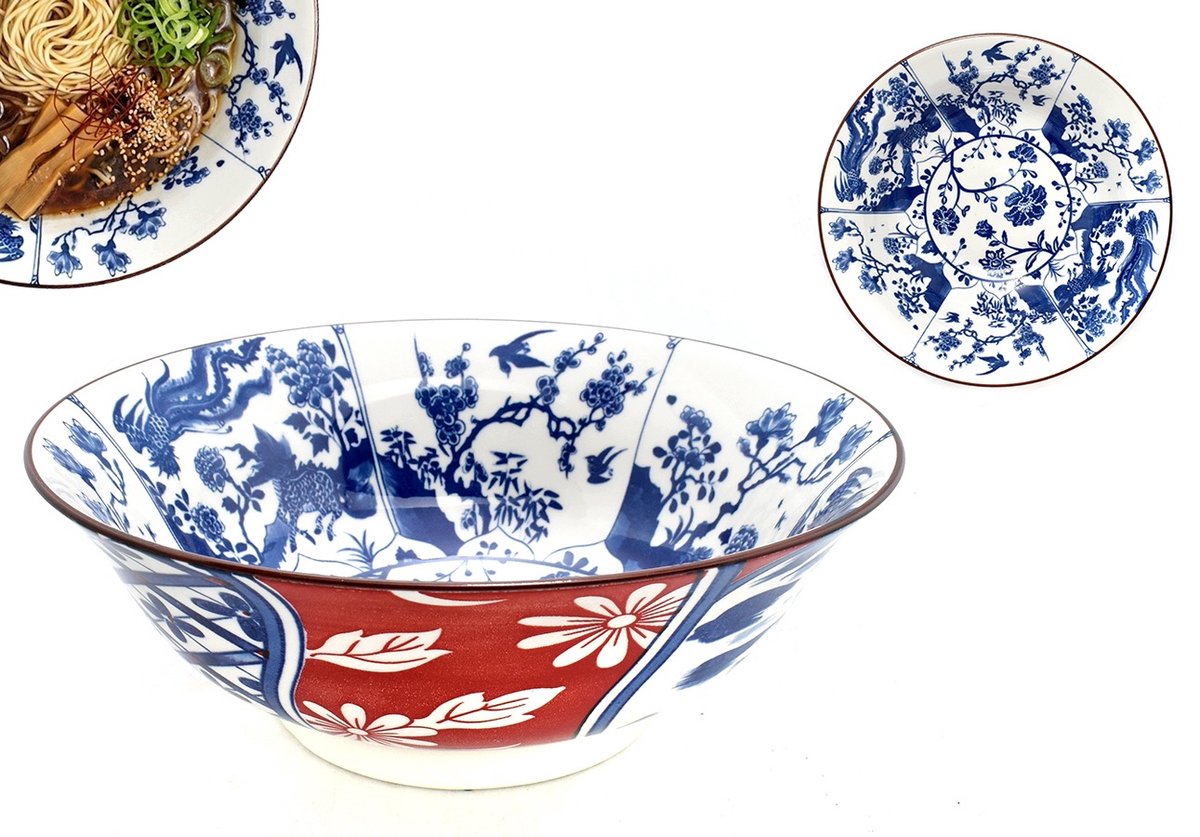 Botanica Fukei Ramen Kom 20 cm - 1100 ml, Keramiek, Vaatwasserbestendig