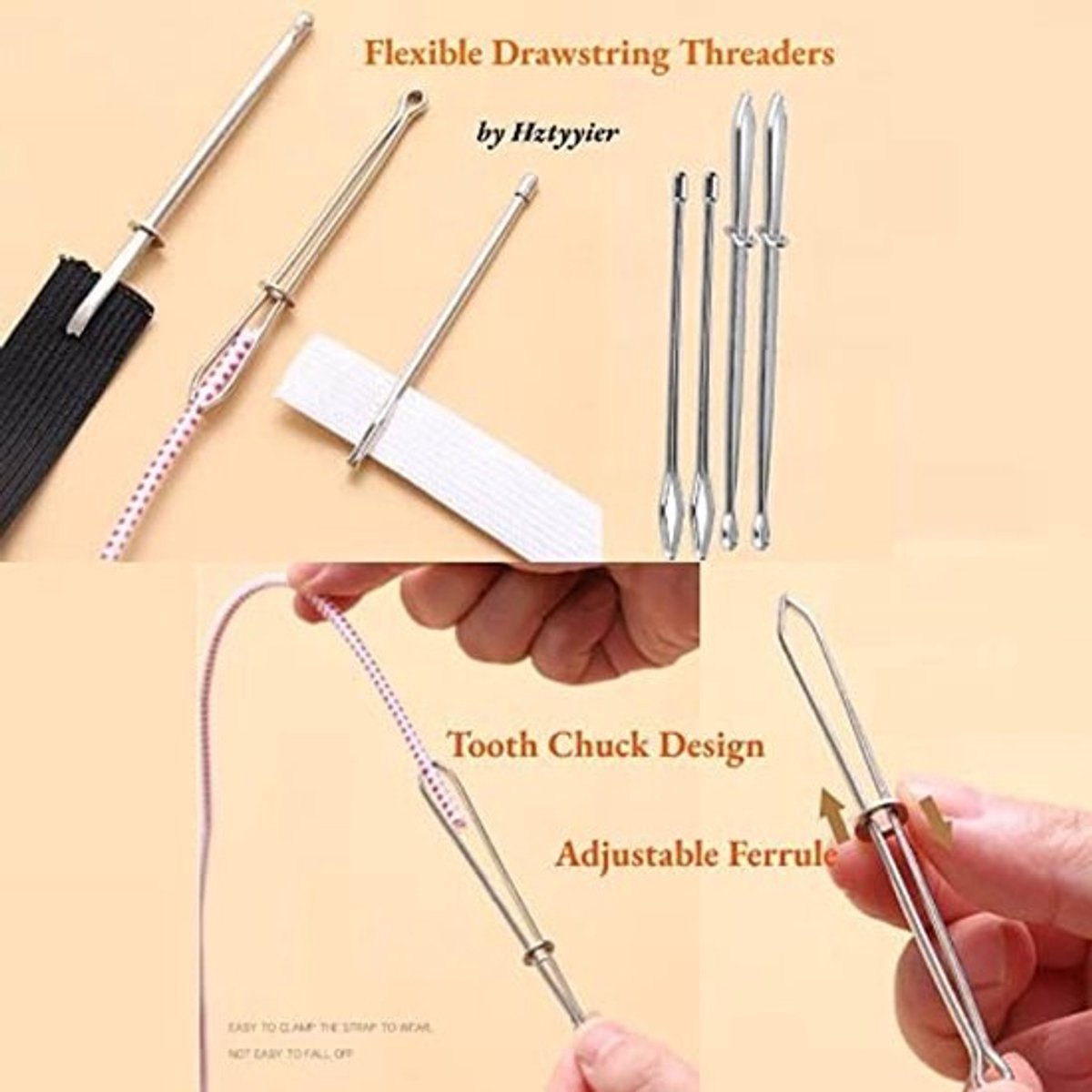 Dailygoods- Trekker - Flexibele/Verstelbare Draadtrekker - Set van 4 Stuks - Voor
