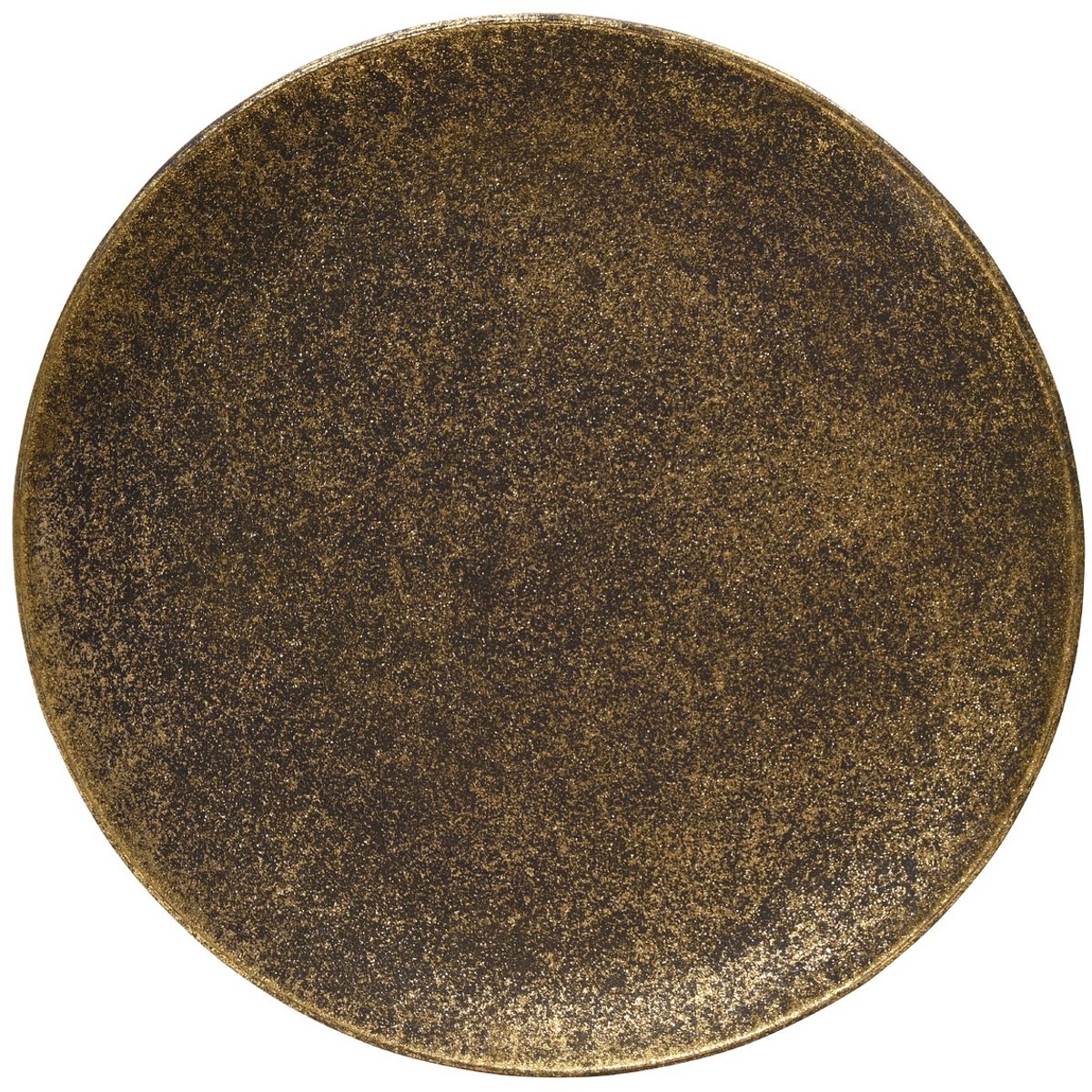 Kaemingk decoratiebord brons antiek glitter 38,5 cm ijzer
