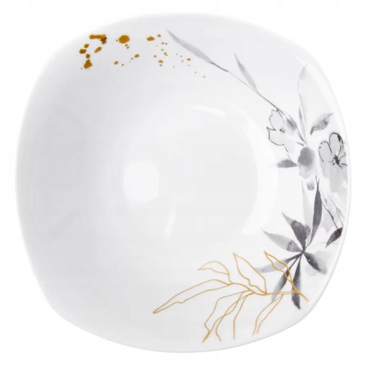 Elegante porseleinen Saladekom Miriam 18cm