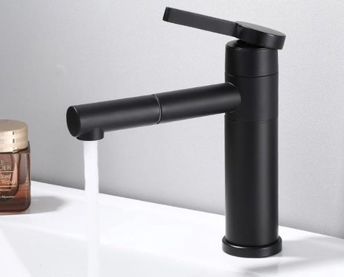360° draaibare multifunctionele warm- en koudwaterkraan voor de wastafel