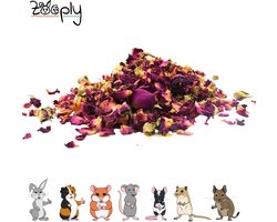 Zooply Rozenbloemknopjes - Kruiden & Snacks - 100% natuurlijk - Voor konijnen & cavia's - 450 gram