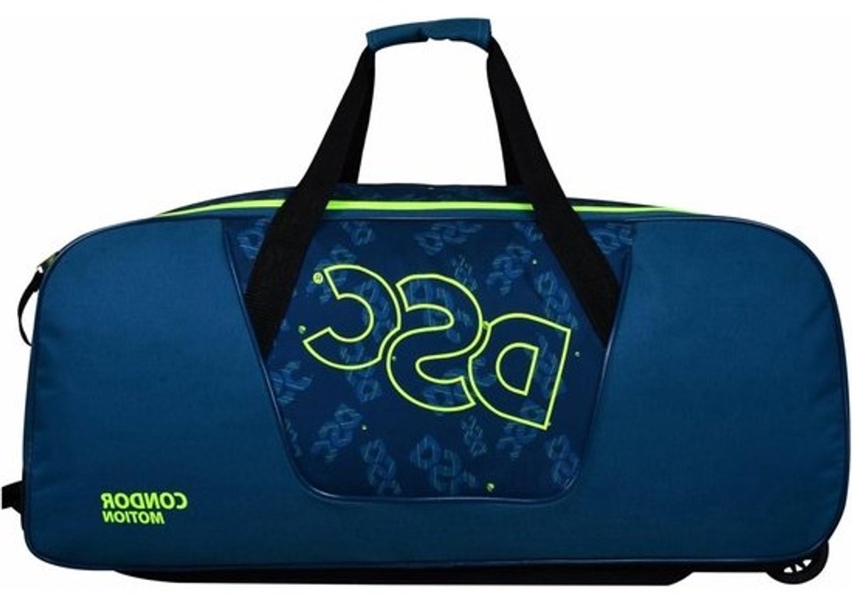 Cricket Kit Bag - Sporttas Wieltas - Sportuitrusting Vervoeren - Robuuste Polyester Constructie - 95 Liter - Navy