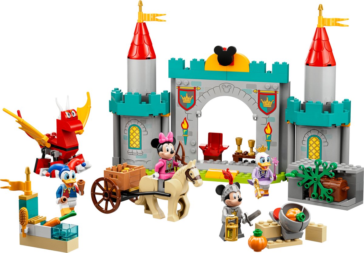 LEGO® ǀ Disney Mickey and Friends – Mickey and Friends Kasteelverdedigers 10780 bouwset; stimuleer kinderen om een kasteel te bouwen en de schat te vinden met deze creatieve set; leuk cadeau voor kinderen vanaf 4 jaar (215 onderdelen) — cadeau in Spellen & Speelgoed - foto 5