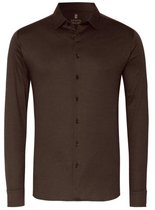Chemise Desoto sans repassage Kent Brown - Taille XL - Homme - Chemises habillées