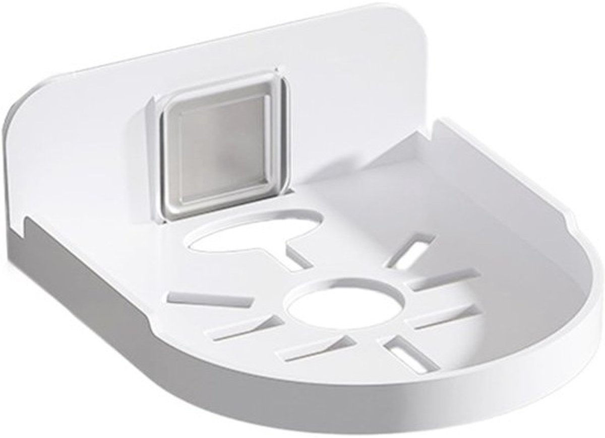 Camera Muurplank - Bevestiging Organizer - Babyfoon Bewaken - Borenloos Installeren - 50 x 140 mm - Wit