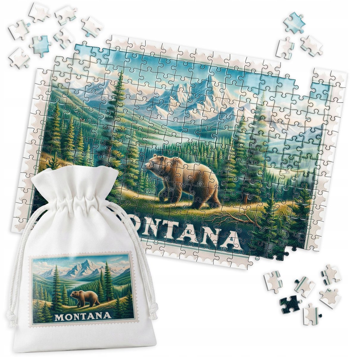 Traditionele Puzzel - Montana Beer Berg Landschap 252 Stukjes