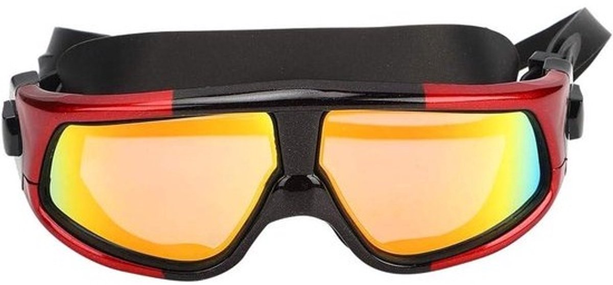 Zwembril - Duikbril Beschermbril - Watersport - Breed gezichtsveld - 23 x 14 x 9 cm - Zwart