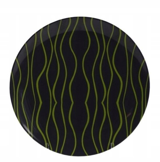 Gimex Melamine Servies Set Groen 12 Delig GreyLine Dekor — afbeelding 3