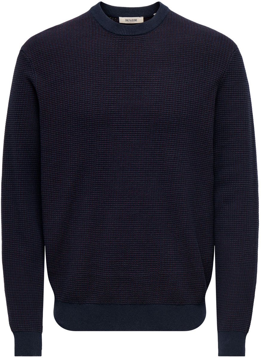 ONLY&SONS - ONSDAVE REG LS CREW NECK KNIT NOOS - Heren - Gebreide truien