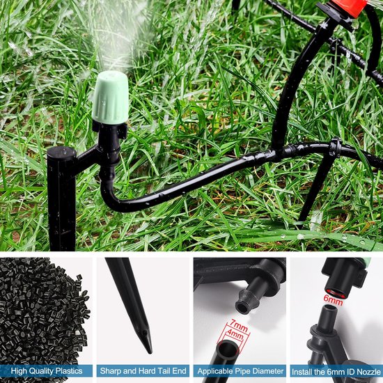 25 Stuks 12,5 cm Micro Drip Pijpsteunen voor Tuinbewatering — afbeelding 3